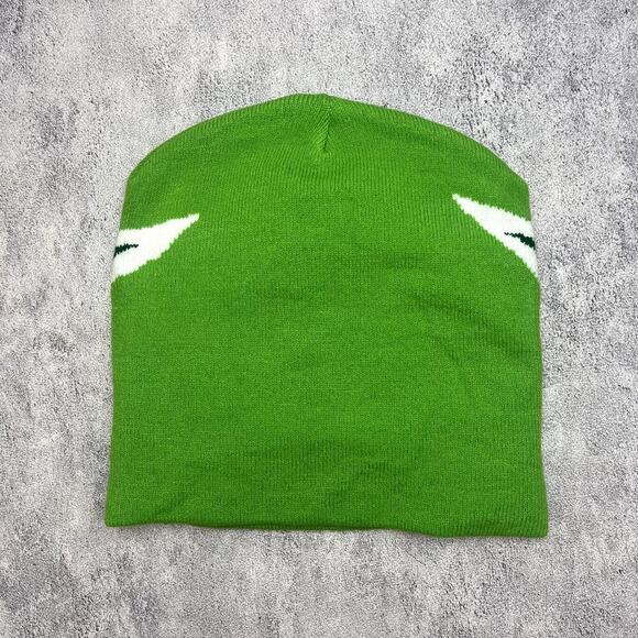 Y2k 2000s green star grunge beanie - Picture 7 of 7